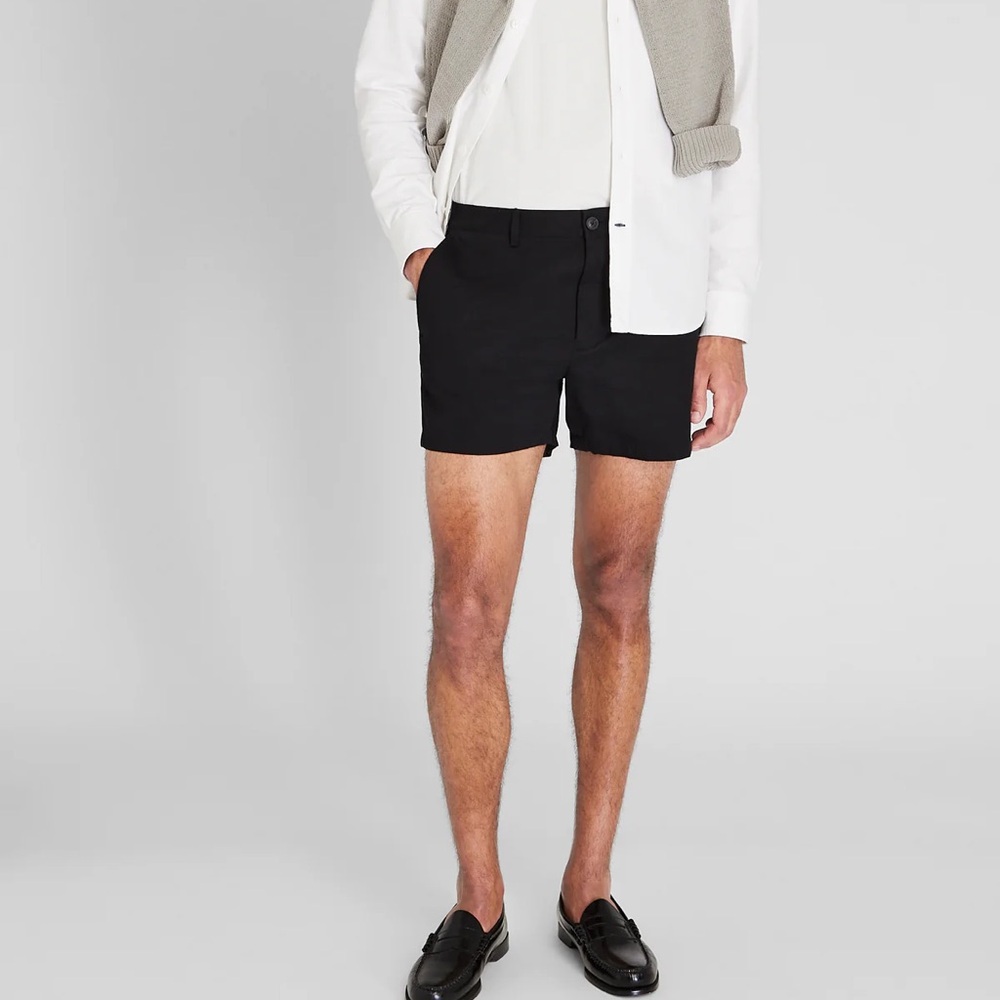 Men's Black Textured 5” Jax Shorts